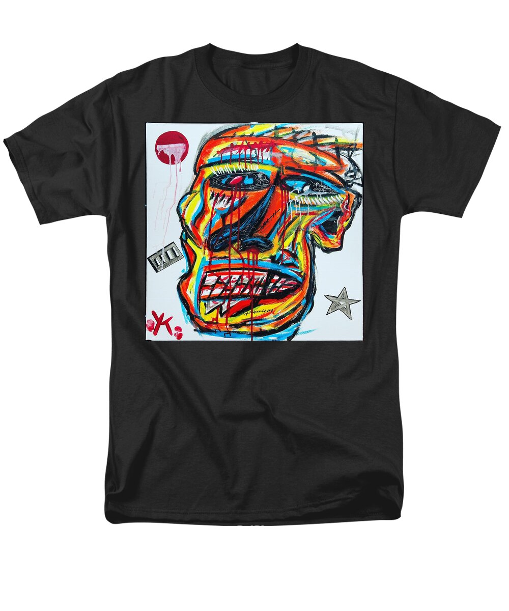 Angry man - Men's T-Shirt (Regular Fit) - Ykstreetart