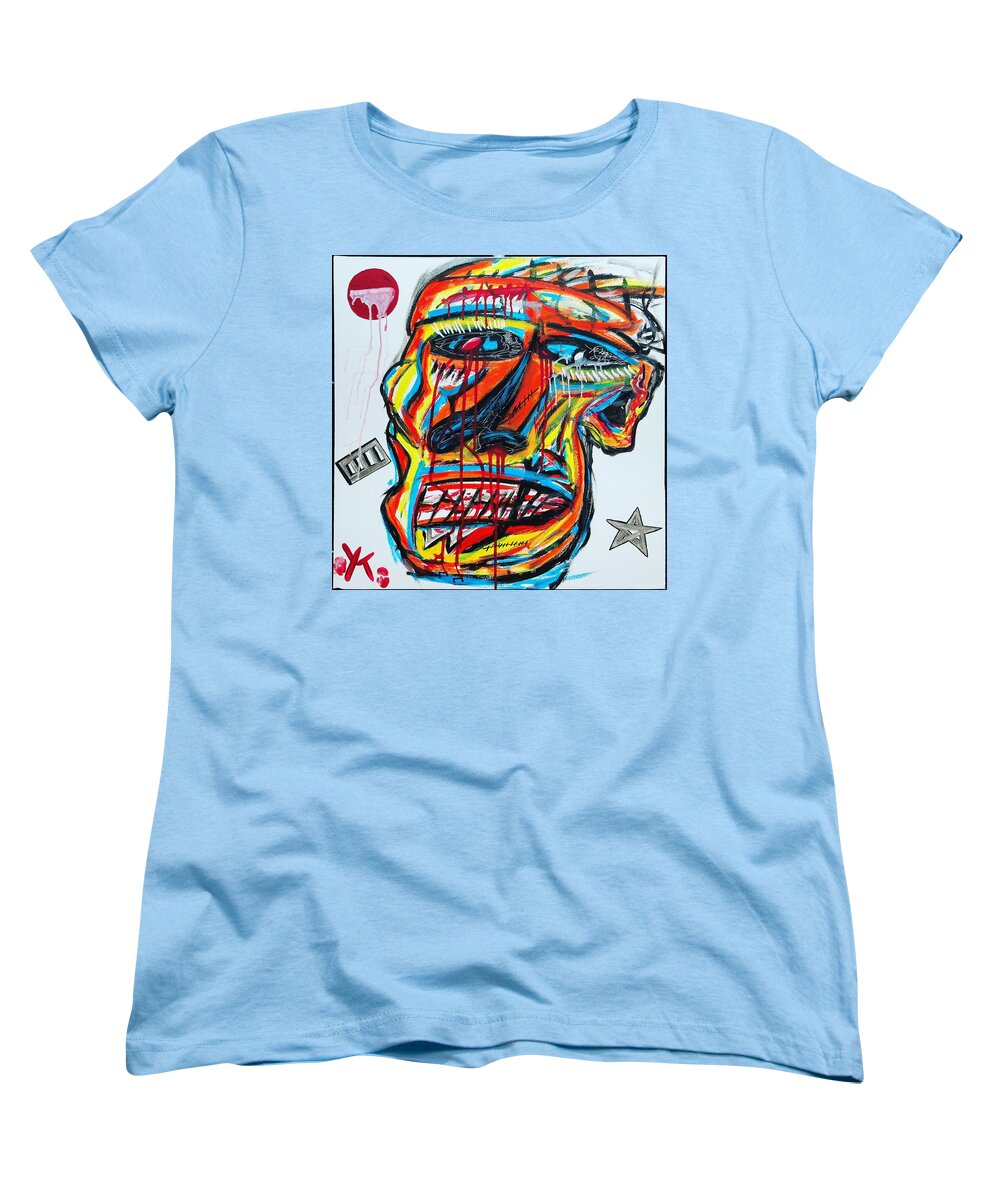 Angry man - Women's T-Shirt (Standard Fit) - Ykstreetart