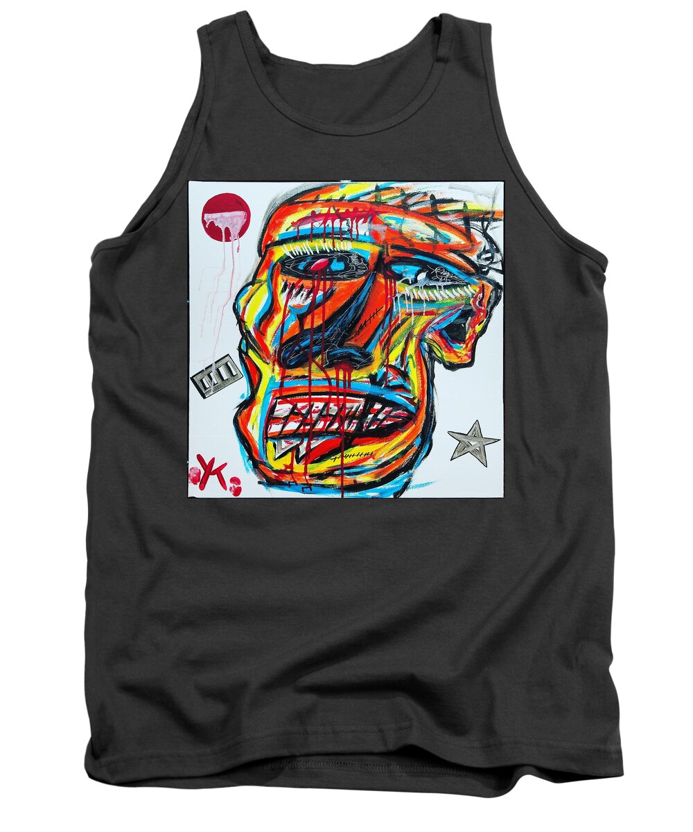 Angry man - Tank Top - Ykstreetart