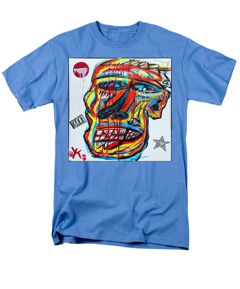 Angry man - Men's T-Shirt (Regular Fit) - Ykstreetart