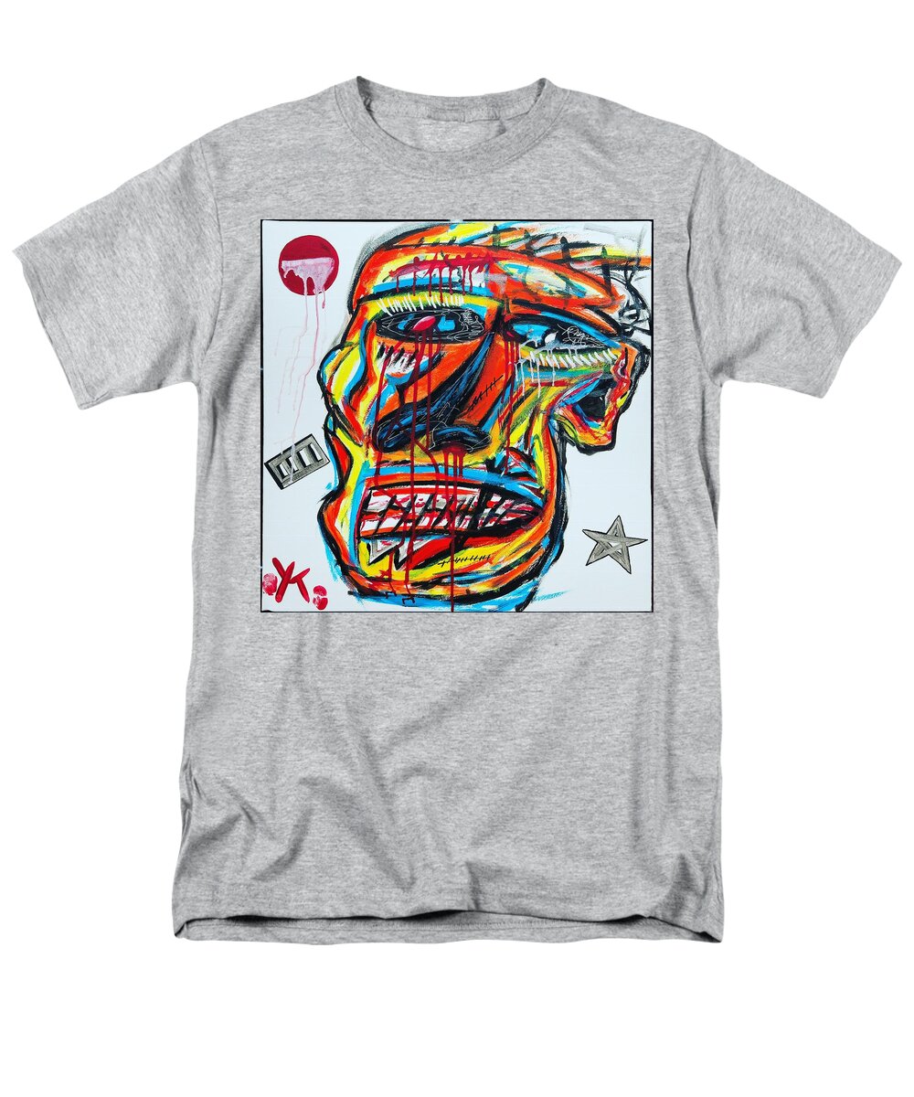 Angry man - Men's T-Shirt (Regular Fit) - Ykstreetart