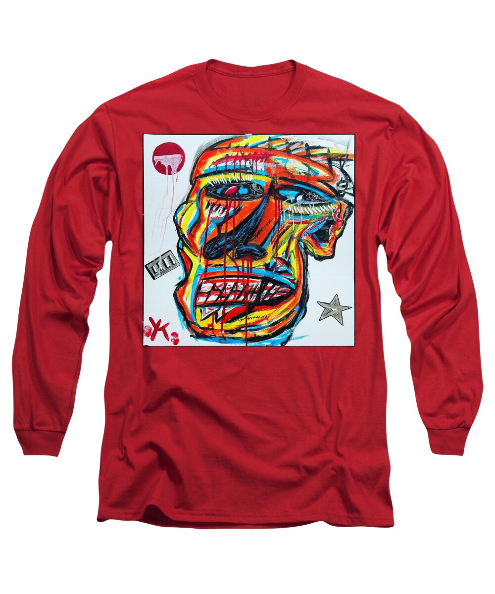 Angry man - Long Sleeve T-Shirt - Ykstreetart