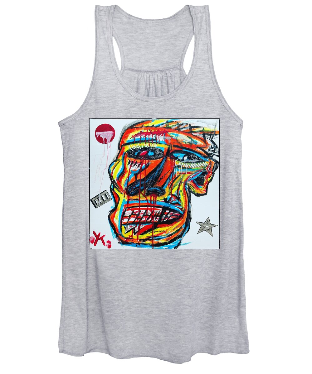 Angry man - Women's Tank Top - Ykstreetart