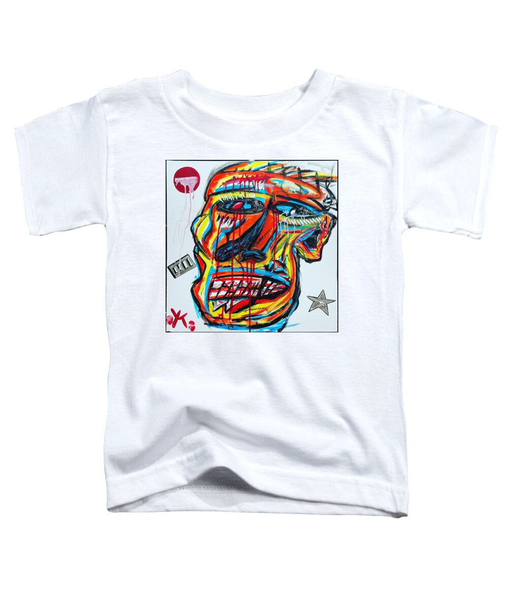 Angry man - Toddler T-Shirt - Ykstreetart