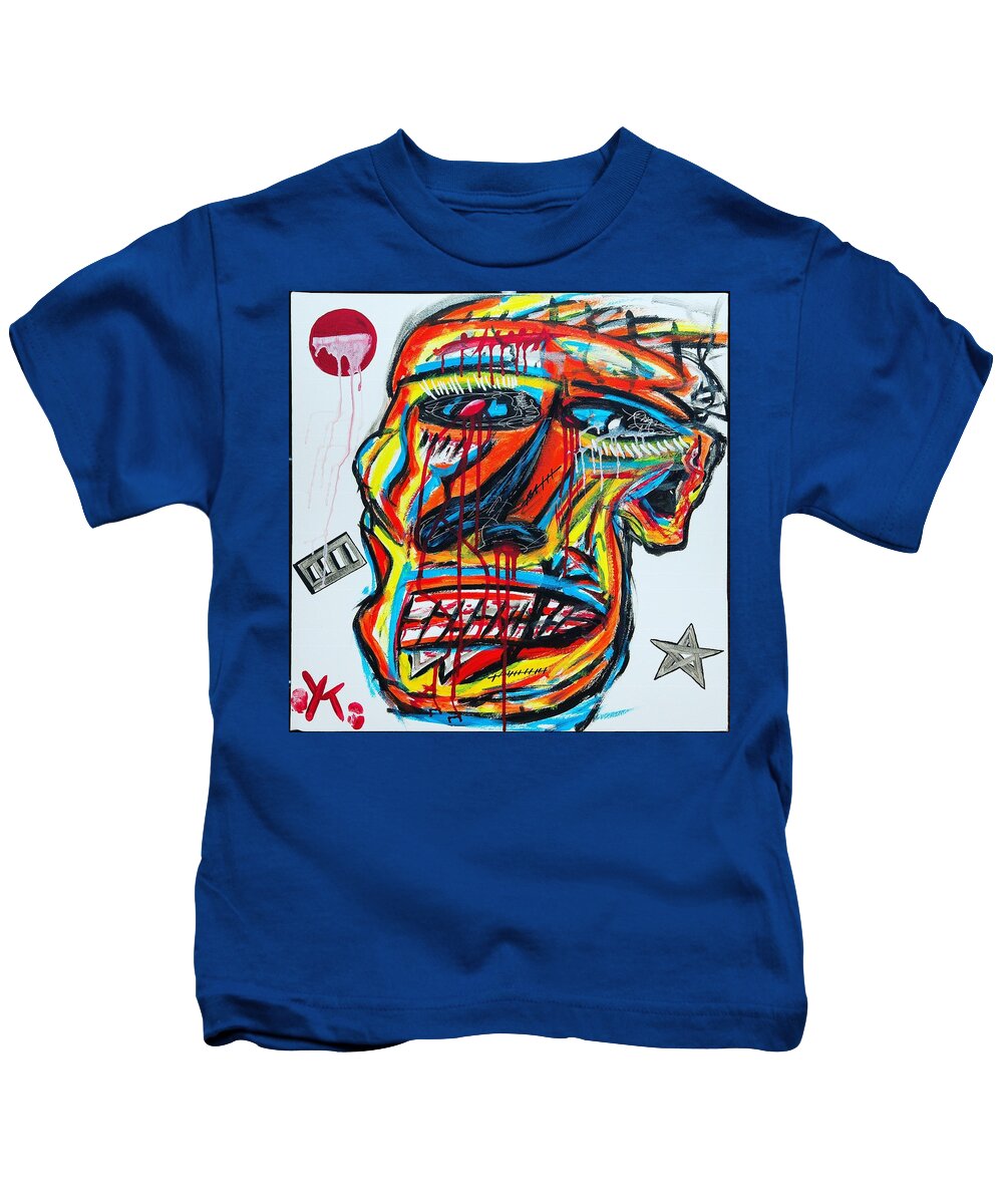 Angry man - Kids T-Shirt - Ykstreetart
