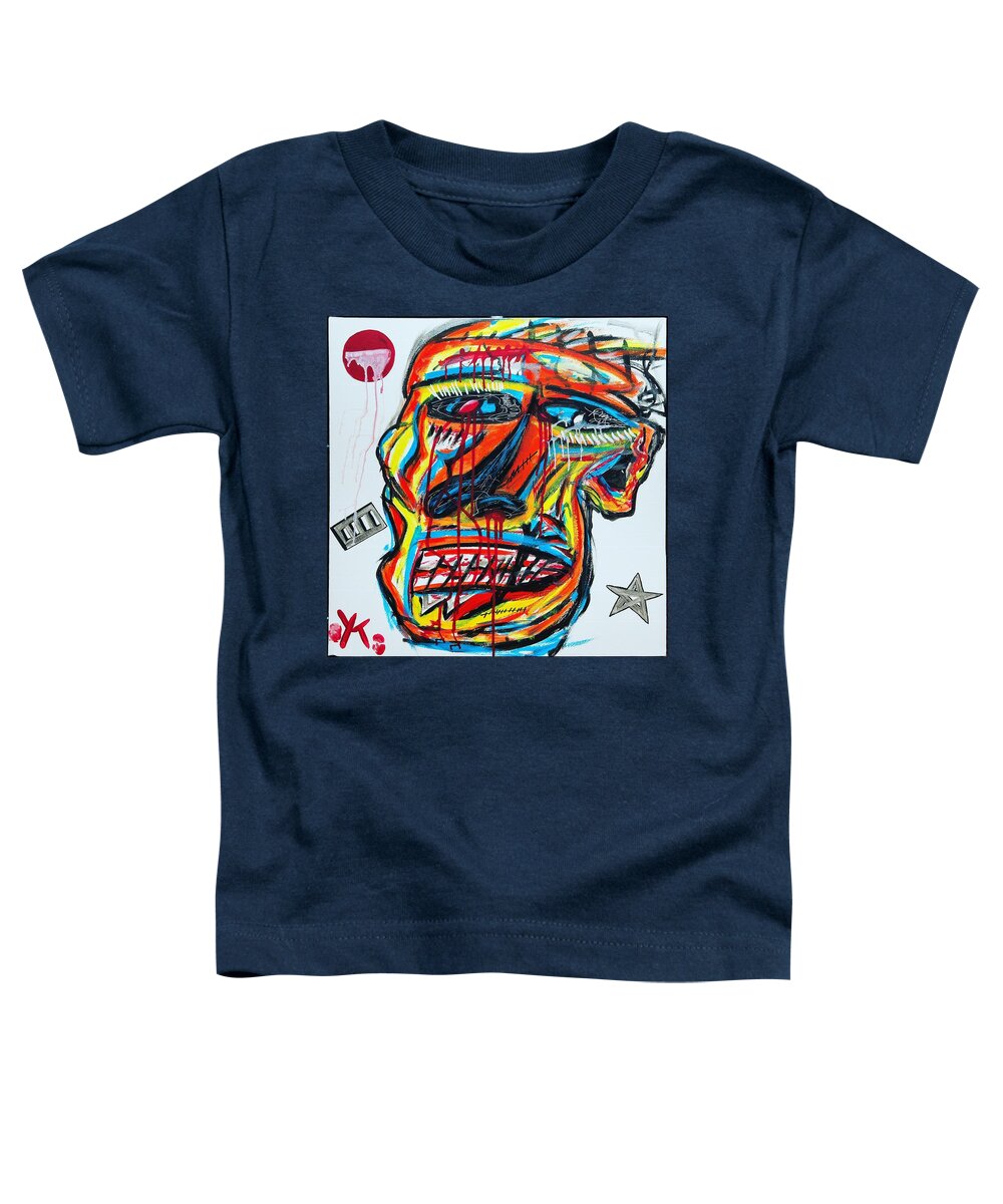 Angry man - Toddler T-Shirt - Ykstreetart