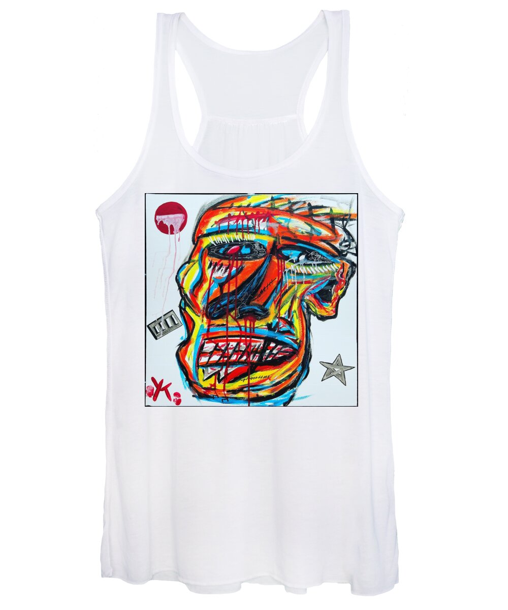 Angry man - Women's Tank Top - Ykstreetart