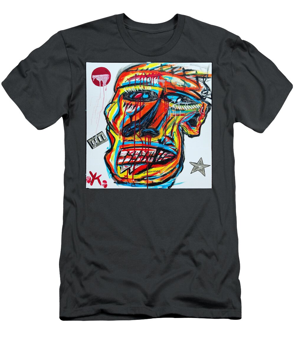 Angry man - T-Shirt - Ykstreetart