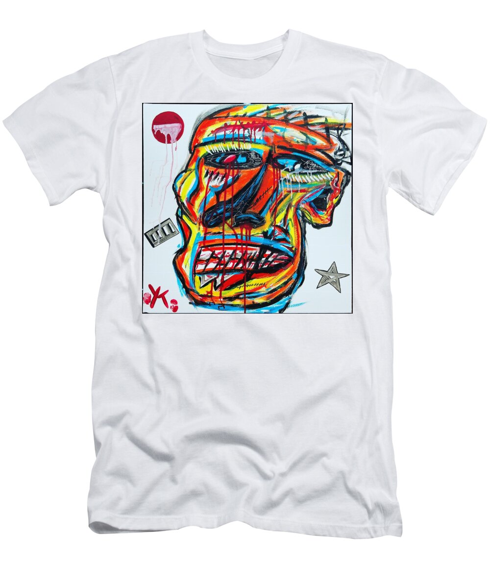 Angry man - T-Shirt - Ykstreetart