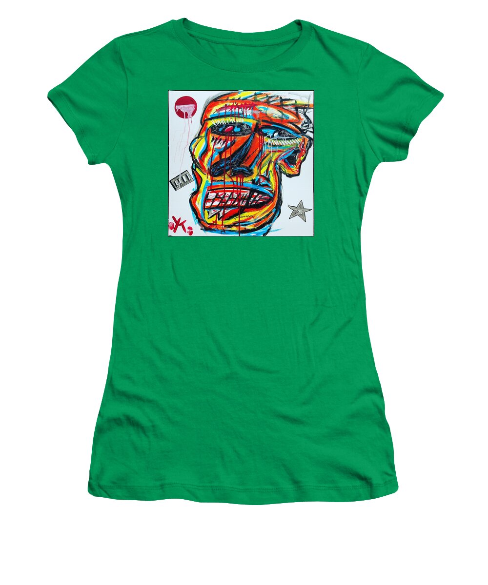 Angry man - Women's T-Shirt - Ykstreetart