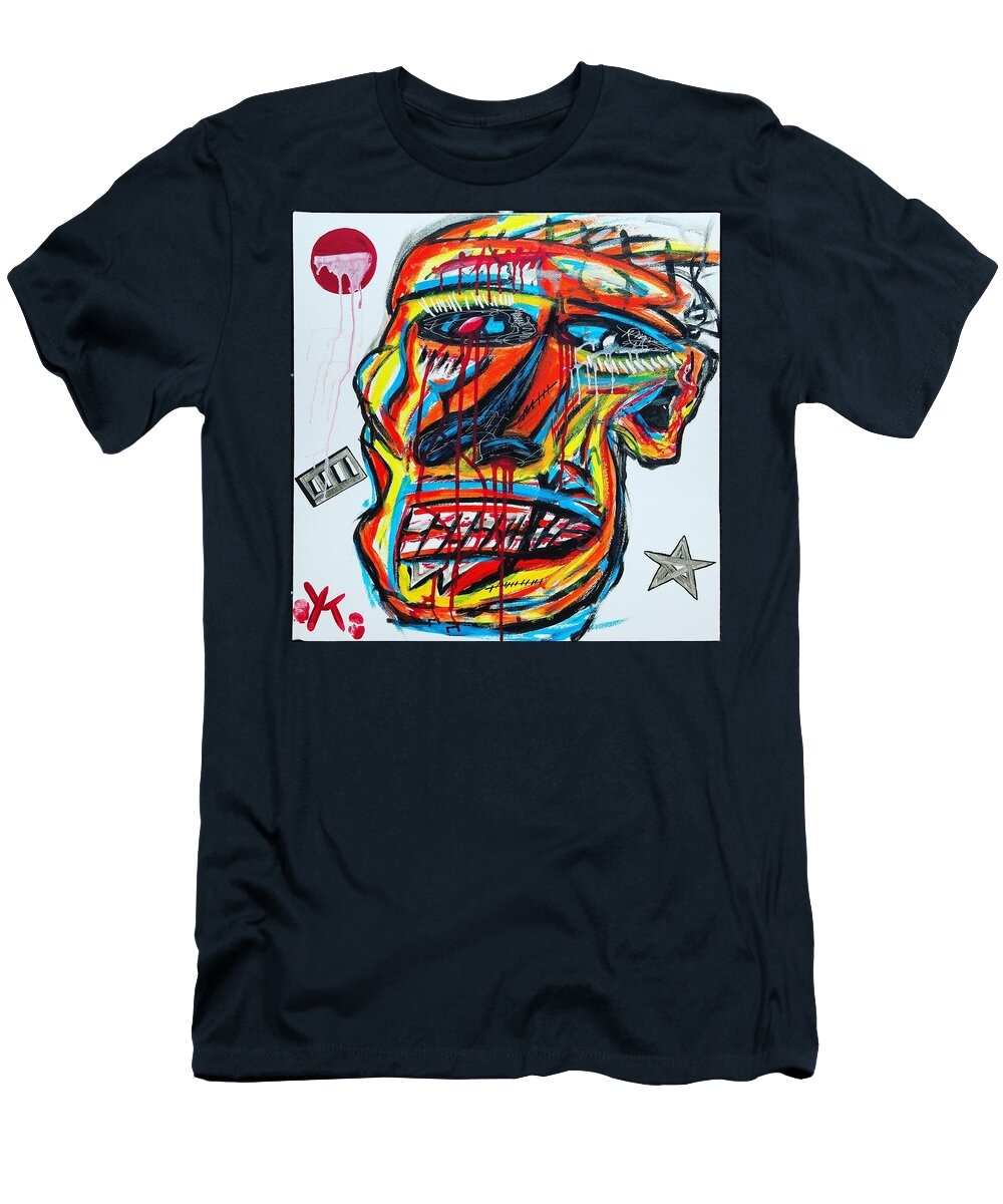 Angry man - T-Shirt - Ykstreetart