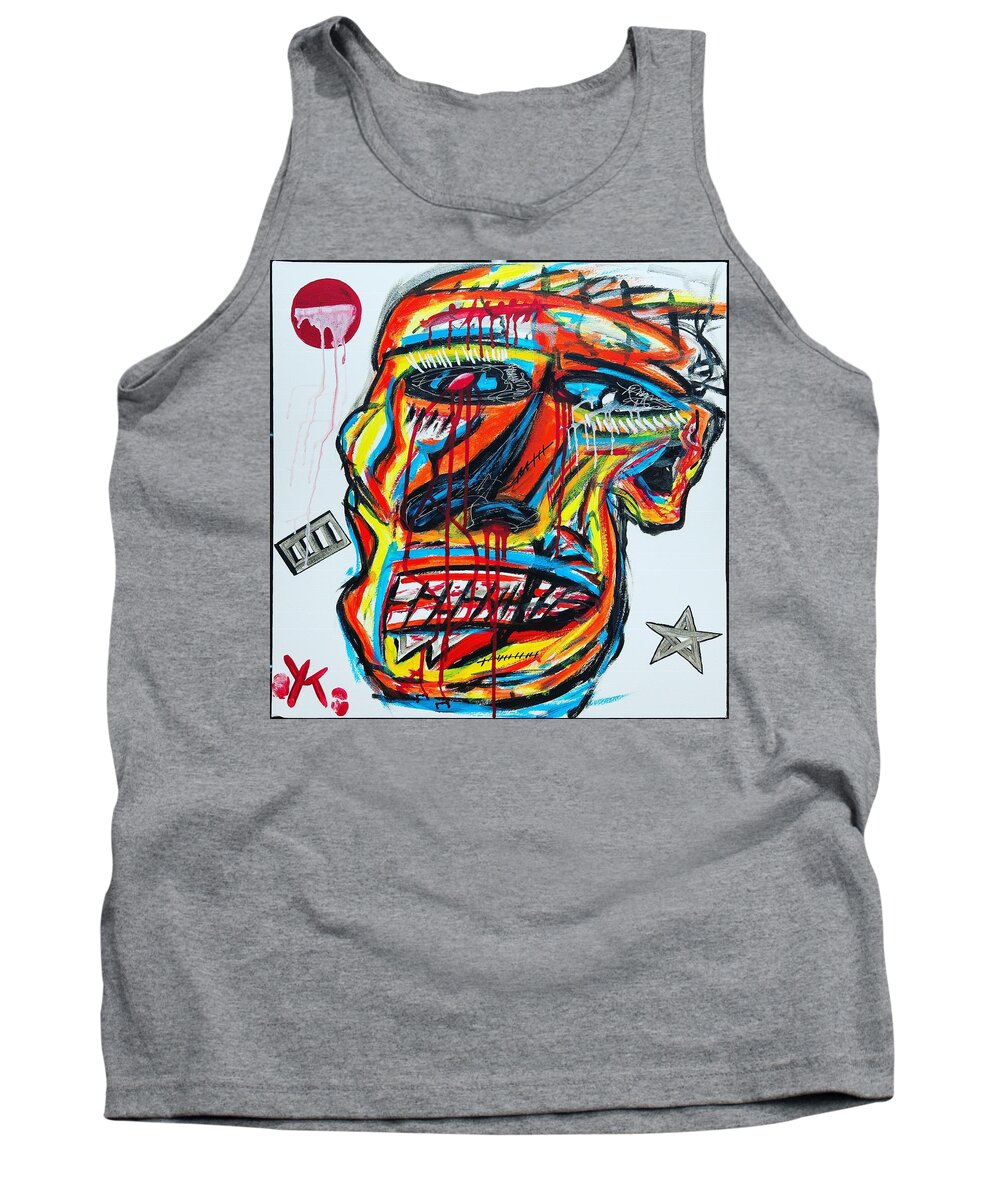 Angry man - Tank Top - Ykstreetart