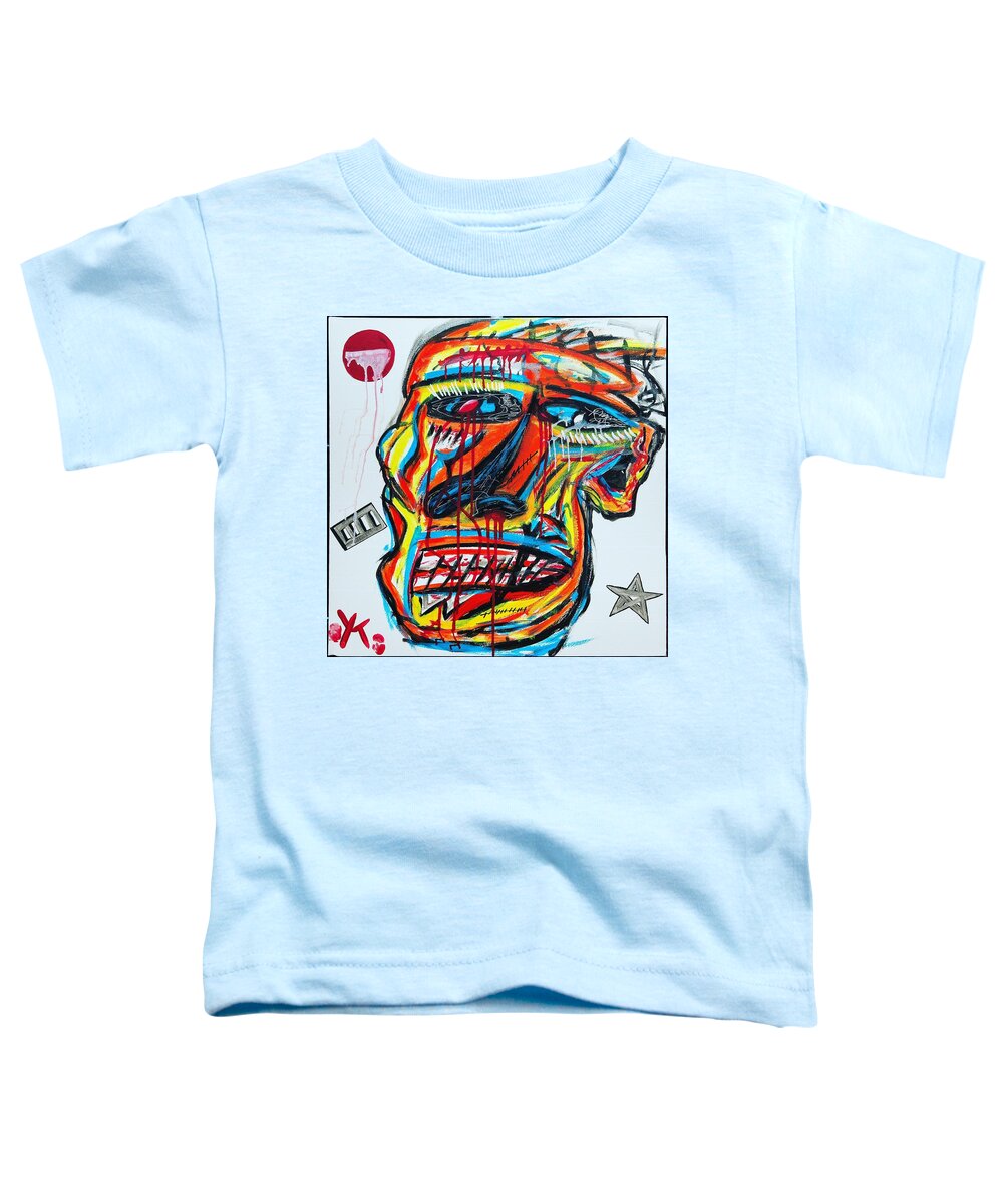 Angry man - Toddler T-Shirt - Ykstreetart