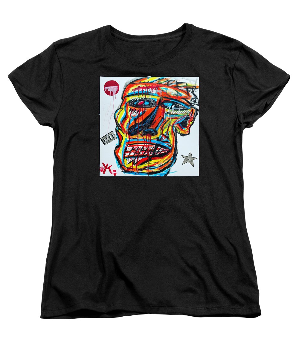 Angry man - Women's T-Shirt (Standard Fit) - Ykstreetart
