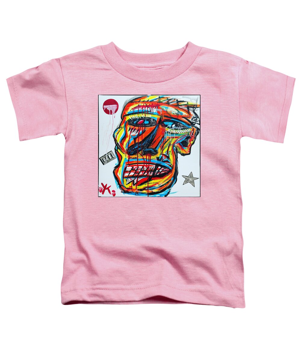 Angry man - Toddler T-Shirt - Ykstreetart