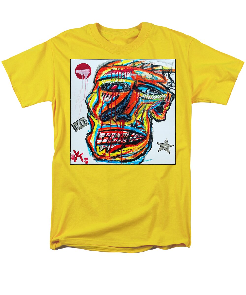 Angry man - Men's T-Shirt (Regular Fit) - Ykstreetart