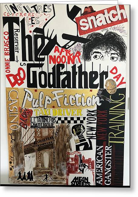 Crazy movie - Greeting Card - Ykstreetart