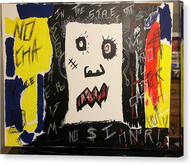 Crazy world - Canvas Print - Ykstreetart