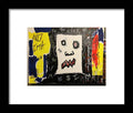 Crazy world - Framed Print - Ykstreetart