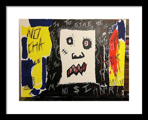 Crazy world - Framed Print - Ykstreetart