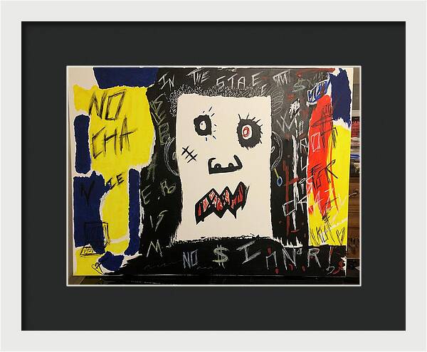 Crazy world - Framed Print - Ykstreetart