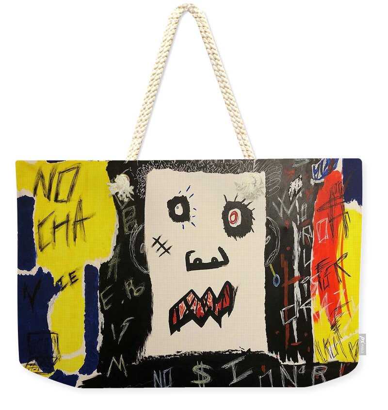 Crazy world - Weekender Tote Bag - Ykstreetart