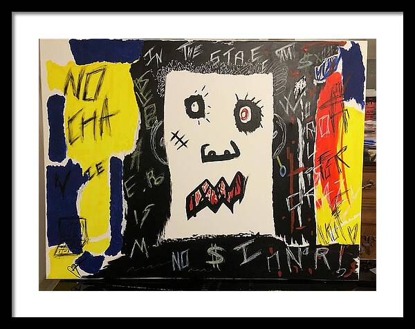 Crazy world - Framed Print - Ykstreetart