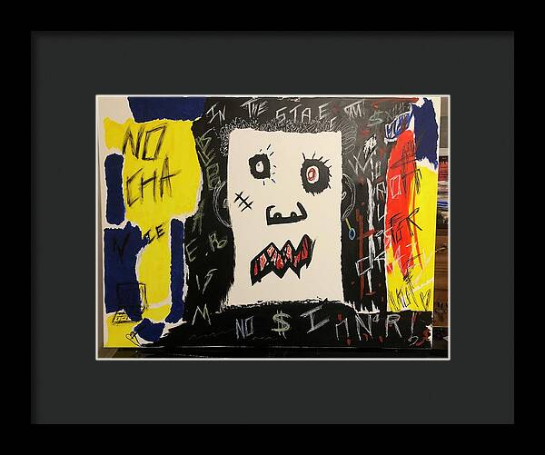 Crazy world - Framed Print - Ykstreetart