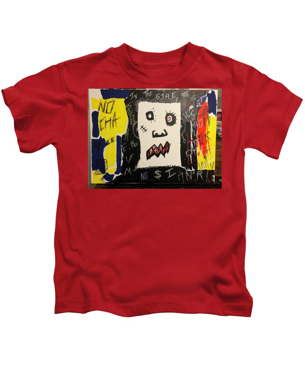 Crazy world - Kids T-Shirt - Ykstreetart