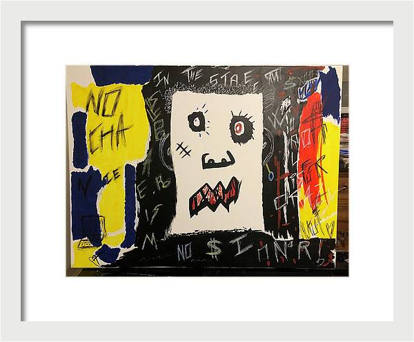 Crazy world - Framed Print - Ykstreetart