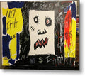 Crazy world - Metal Print - Ykstreetart