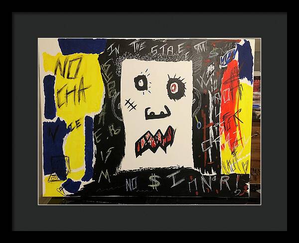 Crazy world - Framed Print - Ykstreetart