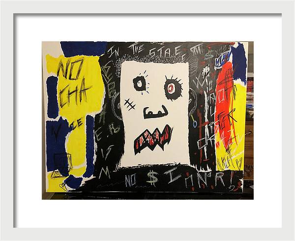 Crazy world - Framed Print - Ykstreetart