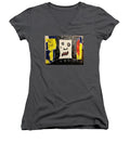 Crazy world - Women's V-Neck - Ykstreetart