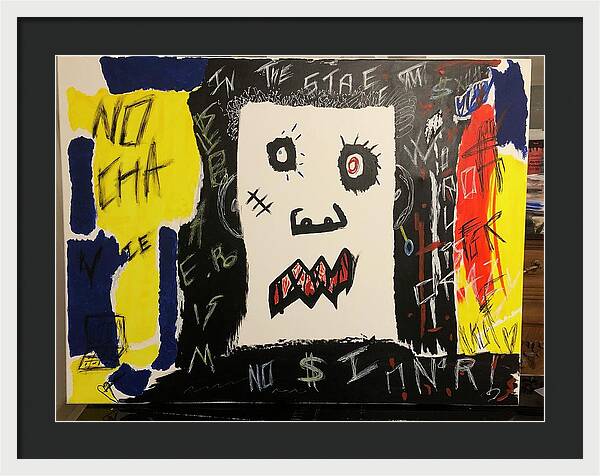 Crazy world - Framed Print - Ykstreetart
