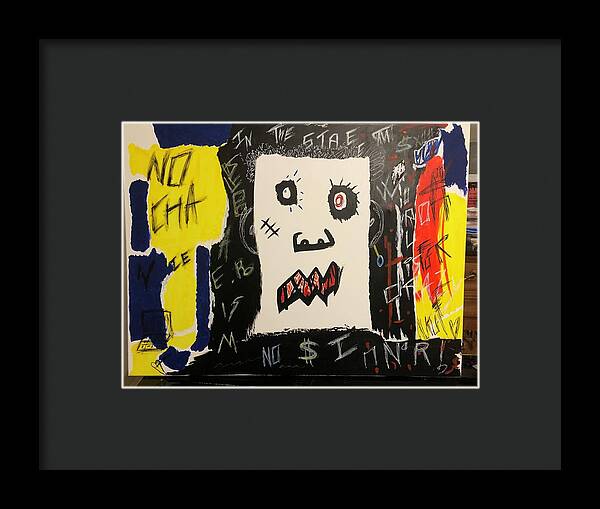 Crazy world - Framed Print - Ykstreetart