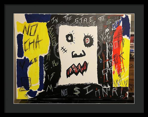 Crazy world - Framed Print - Ykstreetart