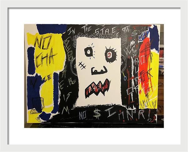 Crazy world - Framed Print - Ykstreetart