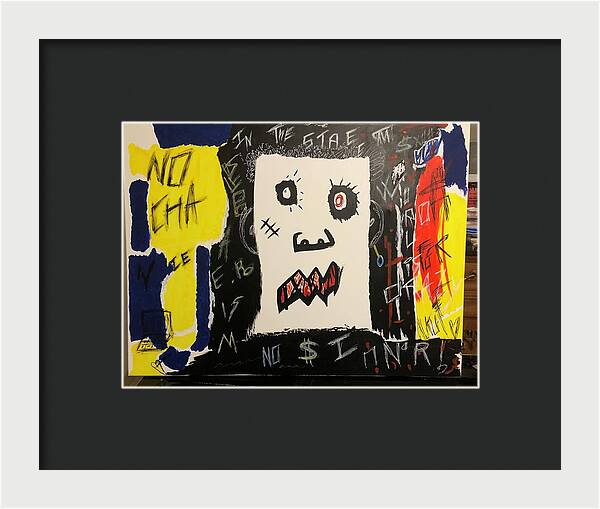 Crazy world - Framed Print - Ykstreetart