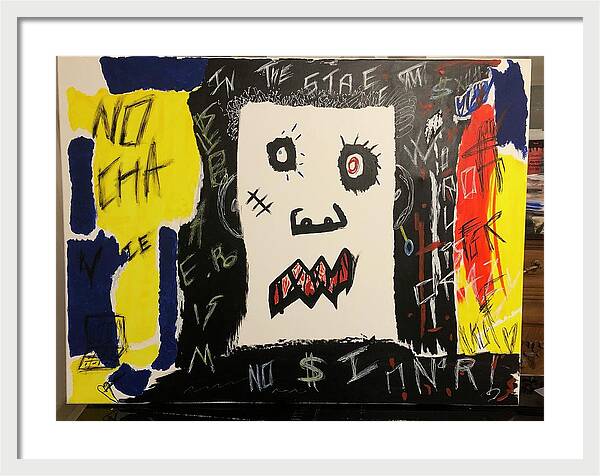 Crazy world - Framed Print - Ykstreetart