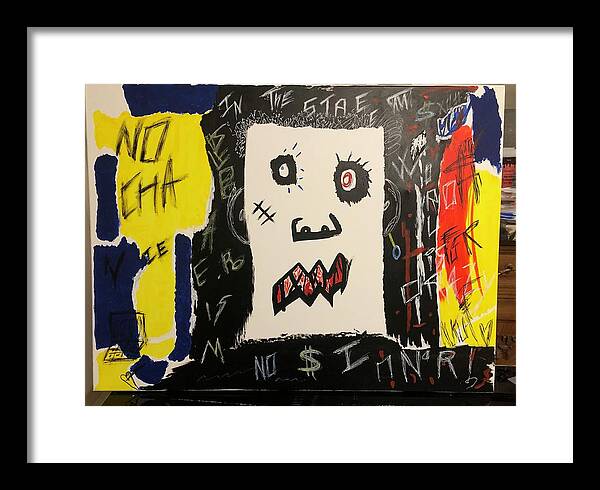 Crazy world - Framed Print - Ykstreetart