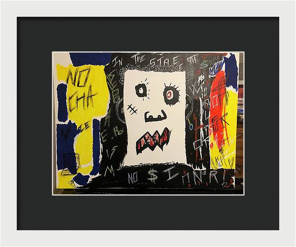 Crazy world - Framed Print - Ykstreetart