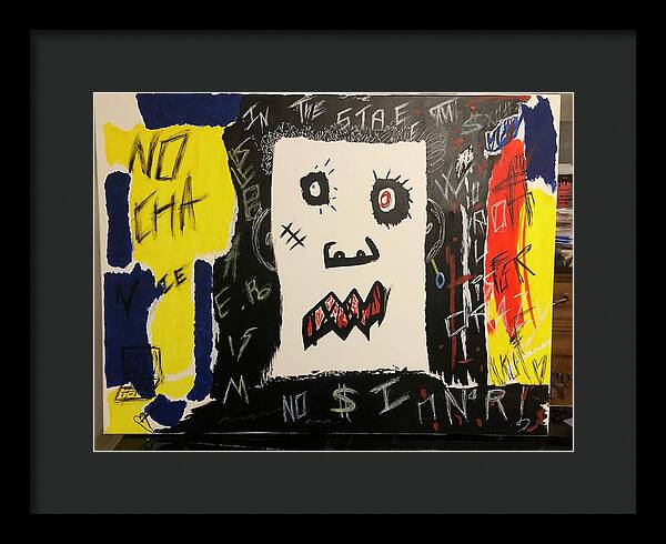 Crazy world - Framed Print - Ykstreetart