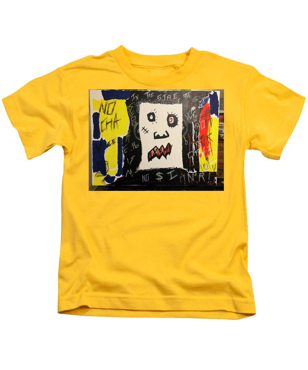 Crazy world - Kids T-Shirt - Ykstreetart