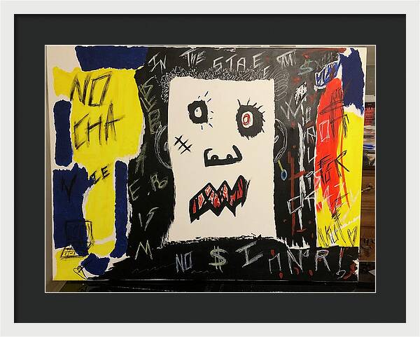 Crazy world - Framed Print - Ykstreetart