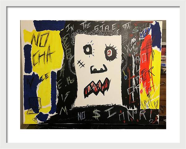 Crazy world - Framed Print - Ykstreetart