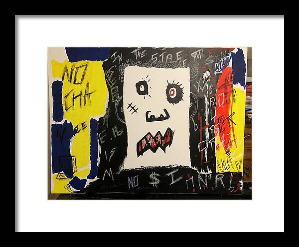 Crazy world - Framed Print - Ykstreetart