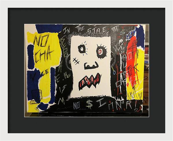 Crazy world - Framed Print - Ykstreetart