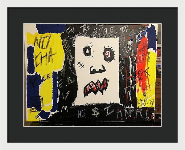 Crazy world - Framed Print - Ykstreetart