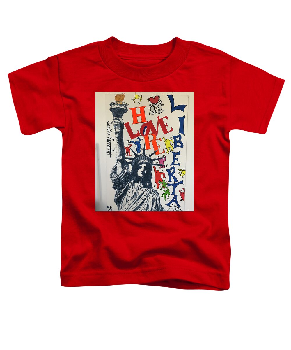 Hommage haring - Toddler T-Shirt - Ykstreetart
